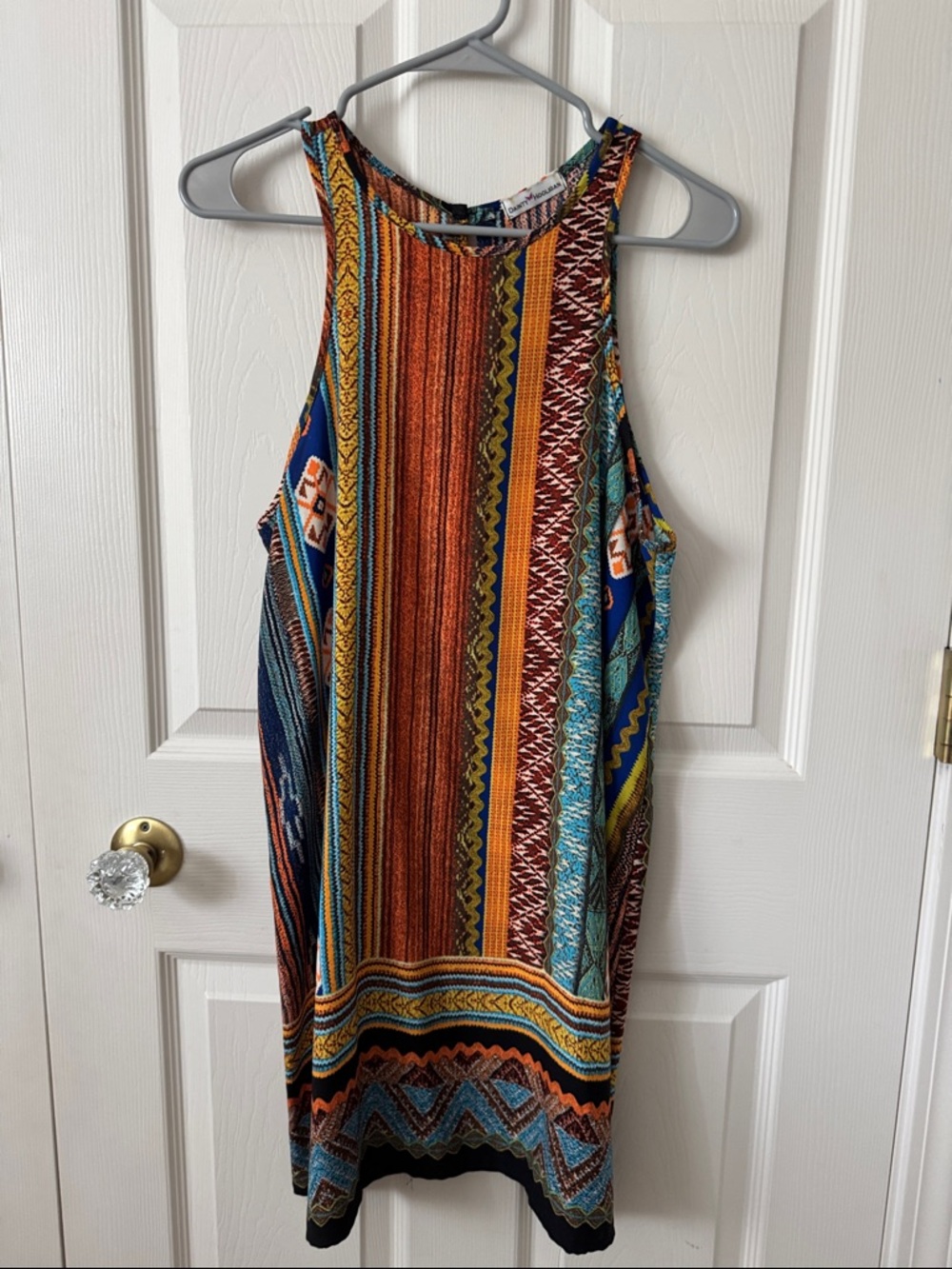 Dainty Hooligan Multicolor Striped Tank Mini Dress